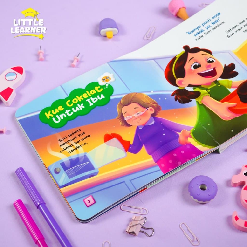 Ziyadbooks - Little Learner : Belajar Mengenal Emosi - Buku Cerita Anak Bergambar Kecerdasan Emosional