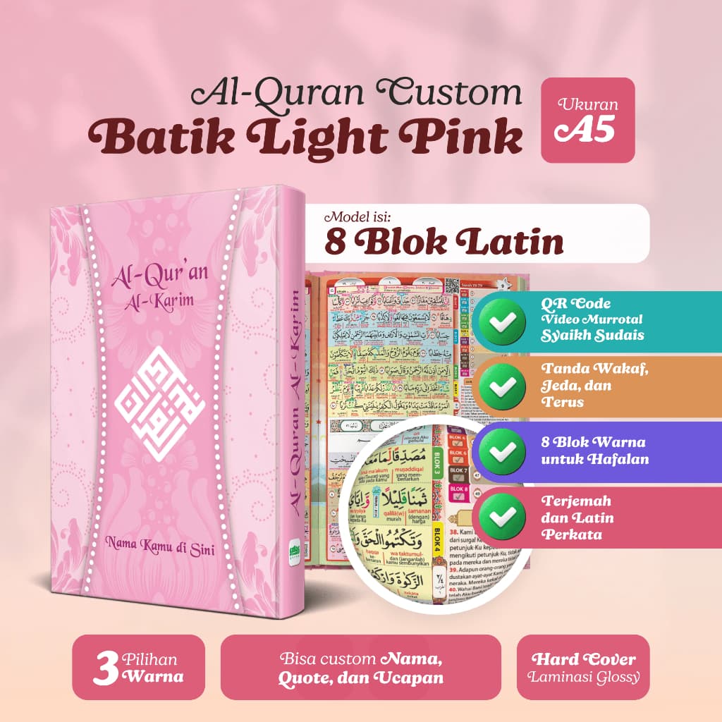 Pink Light 8 Blok A5