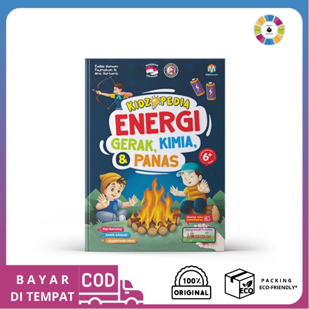 Ziyadbooks - Kidzopedia Energi Gerak, Kimia, & Panas - Buku Sains Anak