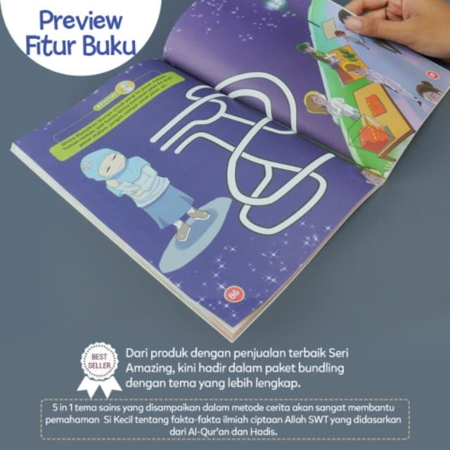 Ziyadbooks - Paket Seri Amazing - Cerita Sains dari Al Qur'an dan Hadits untuk Anak
