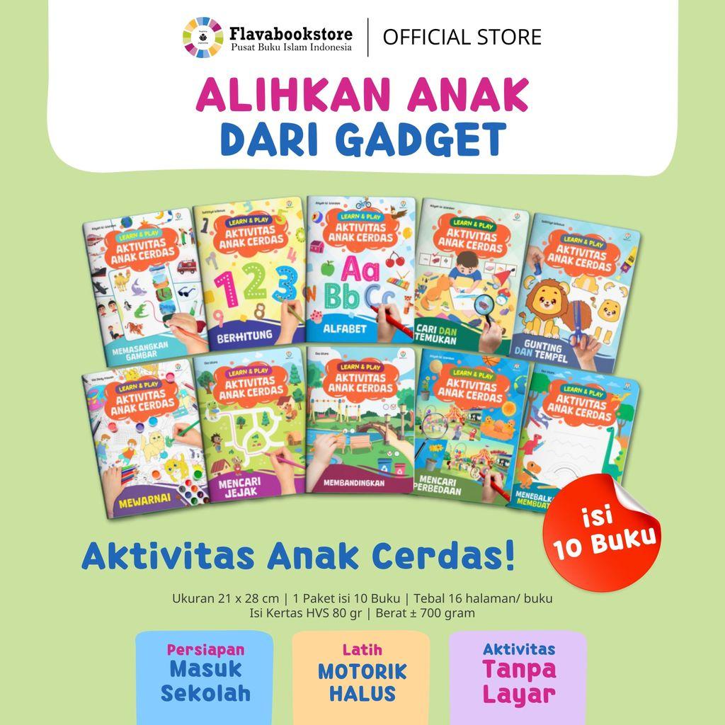 Paket Aktivitas Anak Muslim (isi 10 buku)