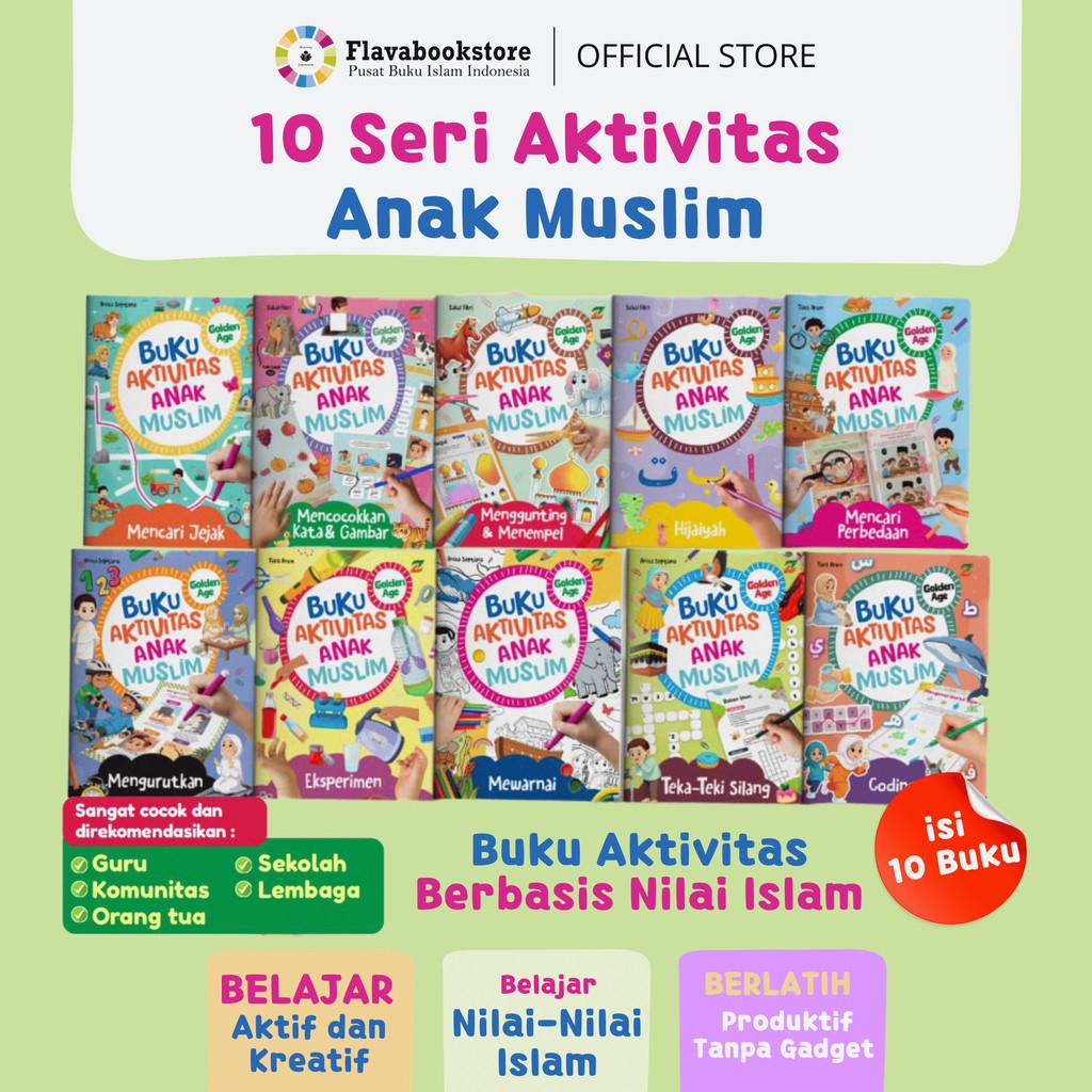 Paket Aktivitas Anak Muslim (isi 10 buku)