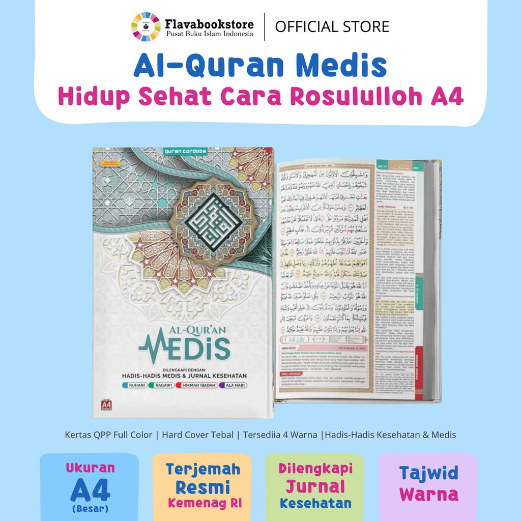 Cordoba Al Quran Medis A4 Besar - Al Quran Terjemah Lengkap dengan Hadis Medis Jurnal Kesehatan