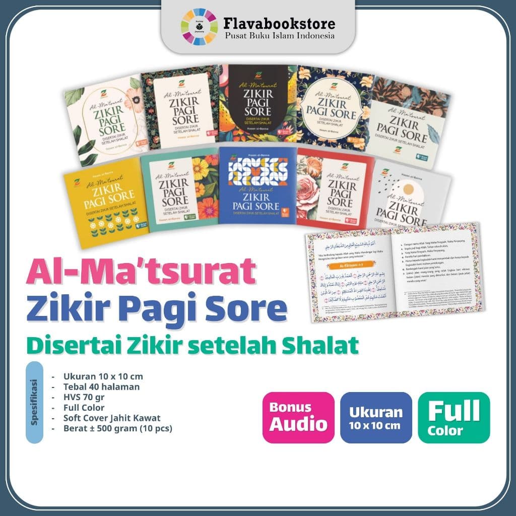Al Matsurat Zikir Pagi Sore Disertai Zikir Setelah Shalat (isi 10)