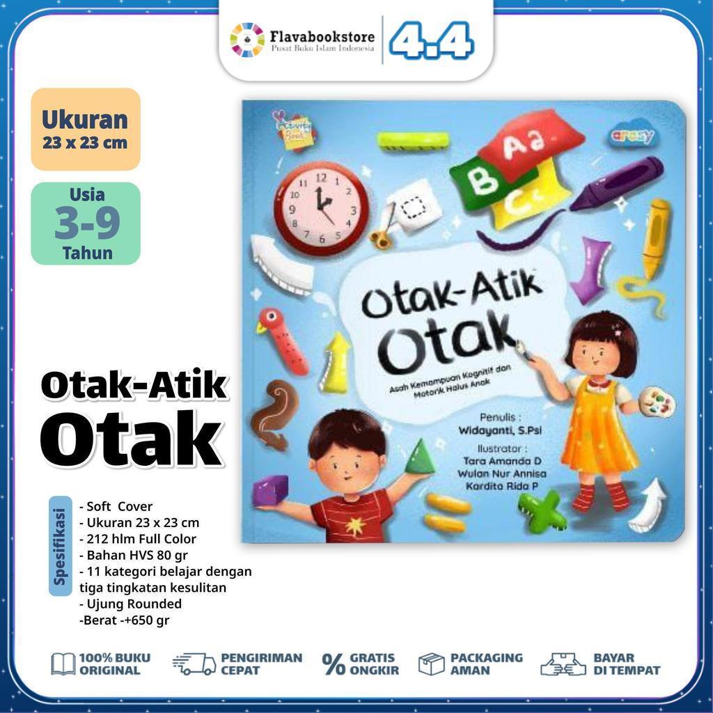 Arasy - Buku Aktivitas Anak OTAK ATIK OTAK: 212 Halaman Full Color dengan 11 Kategori Belajar - Books