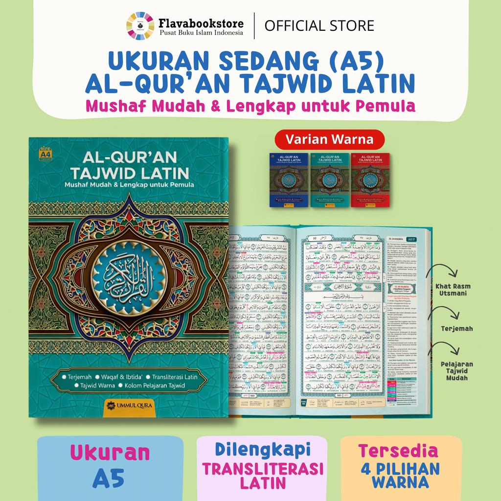 A5 Sedang Al Quran Tajwid Latin - Tajwid Latin Super Mudah