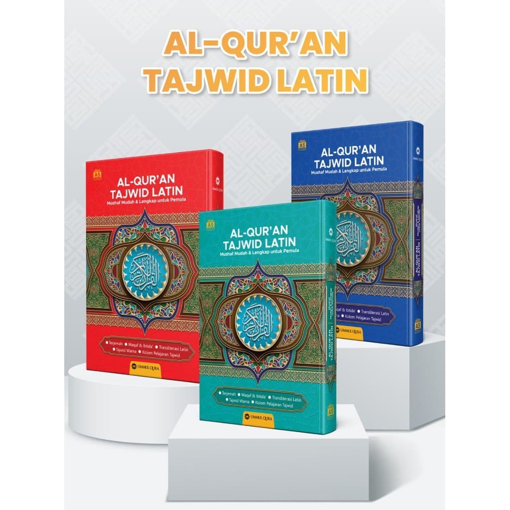 A4 Al Quran Tajwid Latin - Tajwid Latin Super Mudah Dibaca