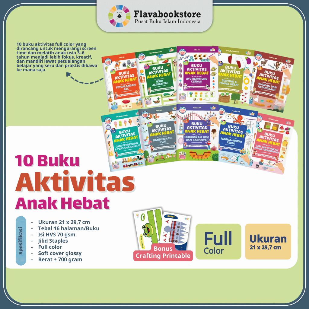 Paket Aktivitas Anak Muslim (isi 10 buku)