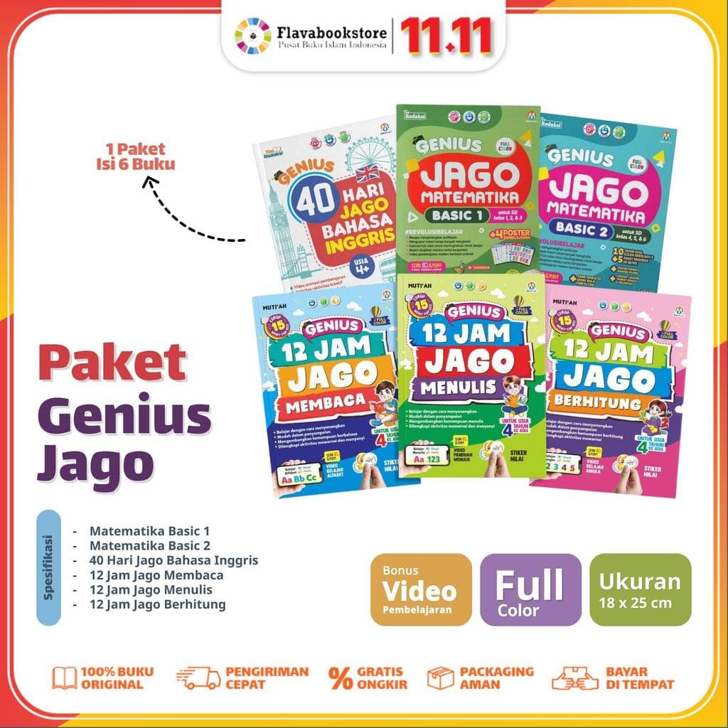 Paket Genius 12 Jam Jago Calistung