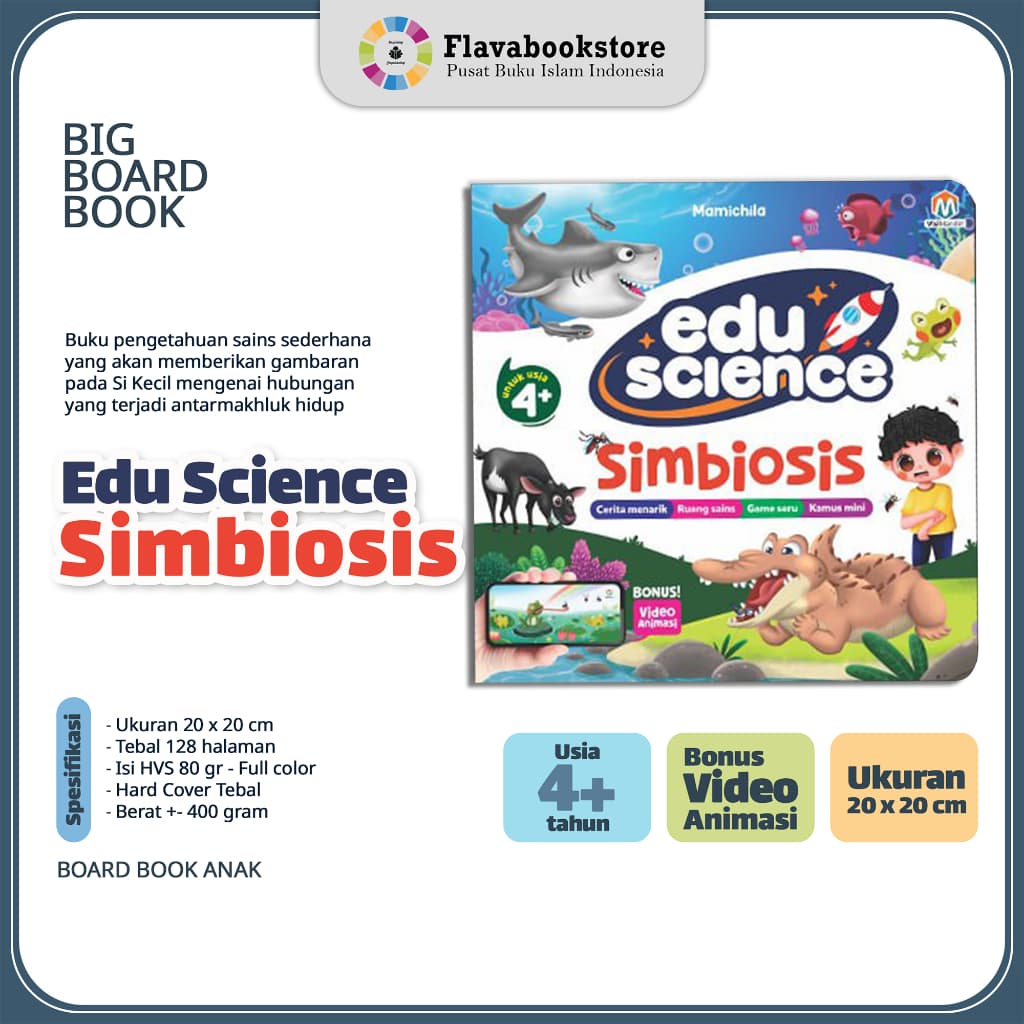Edu Science Simbiosis - Buku Sains Anak (Usia 4th+)