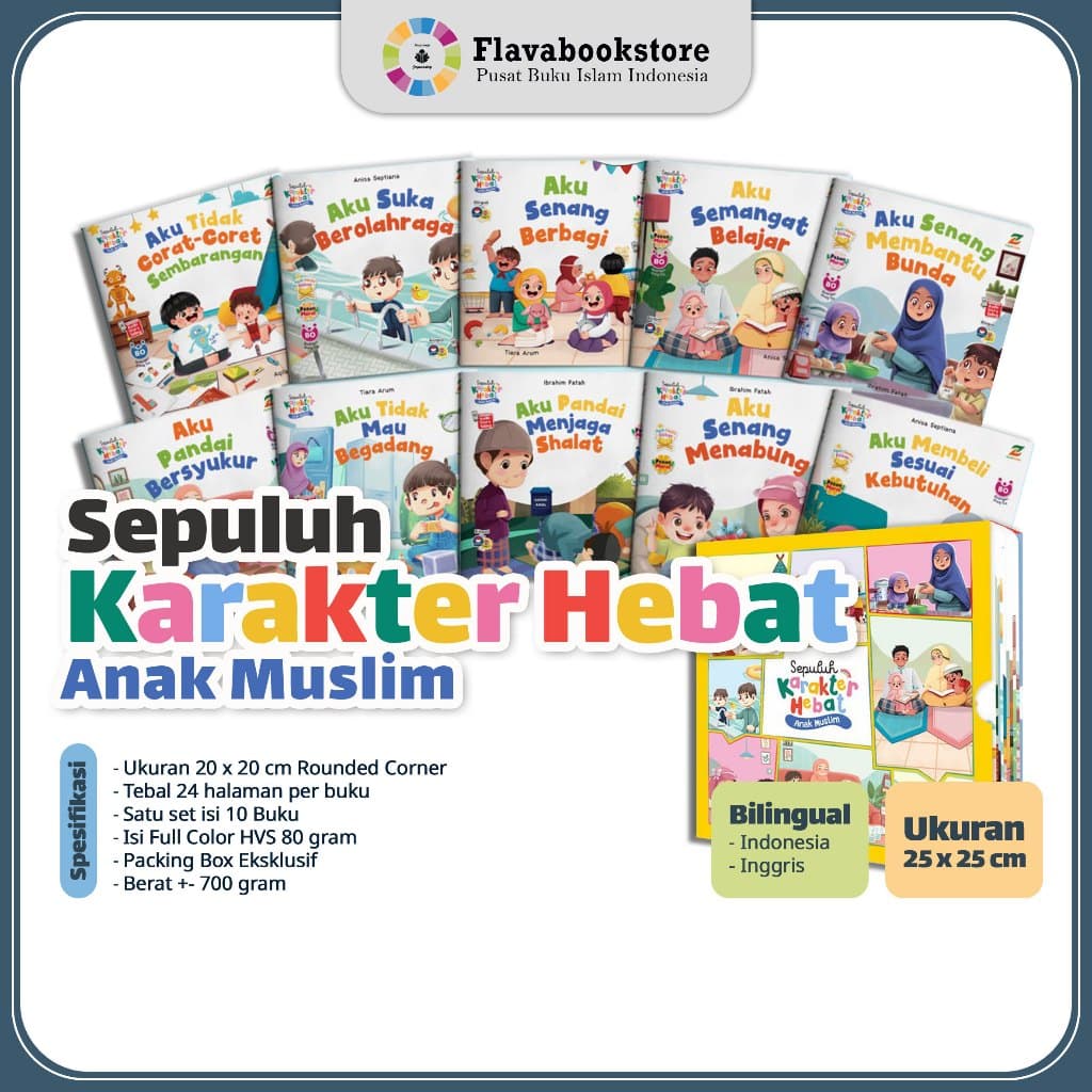 Sepuluh Karakter Hebat Anak Muslim ( Bilingual )